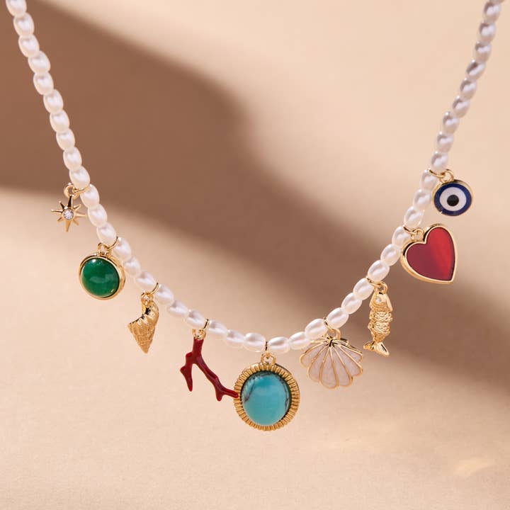 Alex and Ani - Wholesale Pendant/Charm Necklace - Moonlight Beach Pearl Charm Necklace4