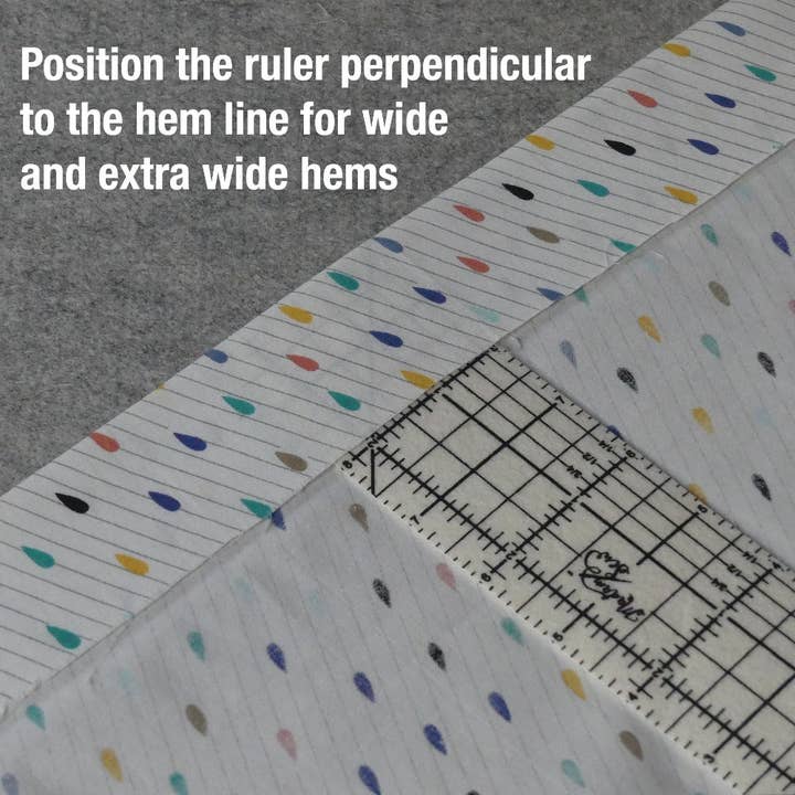 Madam Sew - Wholesale Craft Tool - Hot Hem Ruler - More than just an ironing tool !