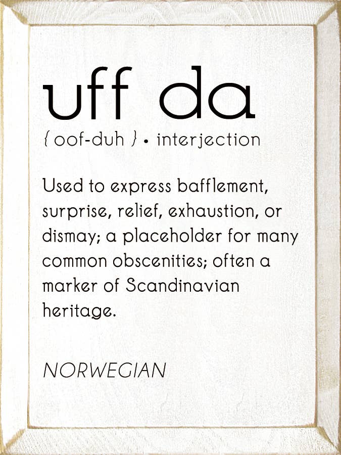 SAWDUST CITY – Sinal por atacado – Placa de Parede de Pinheiro Nodoso com a Definição de Uff Da1