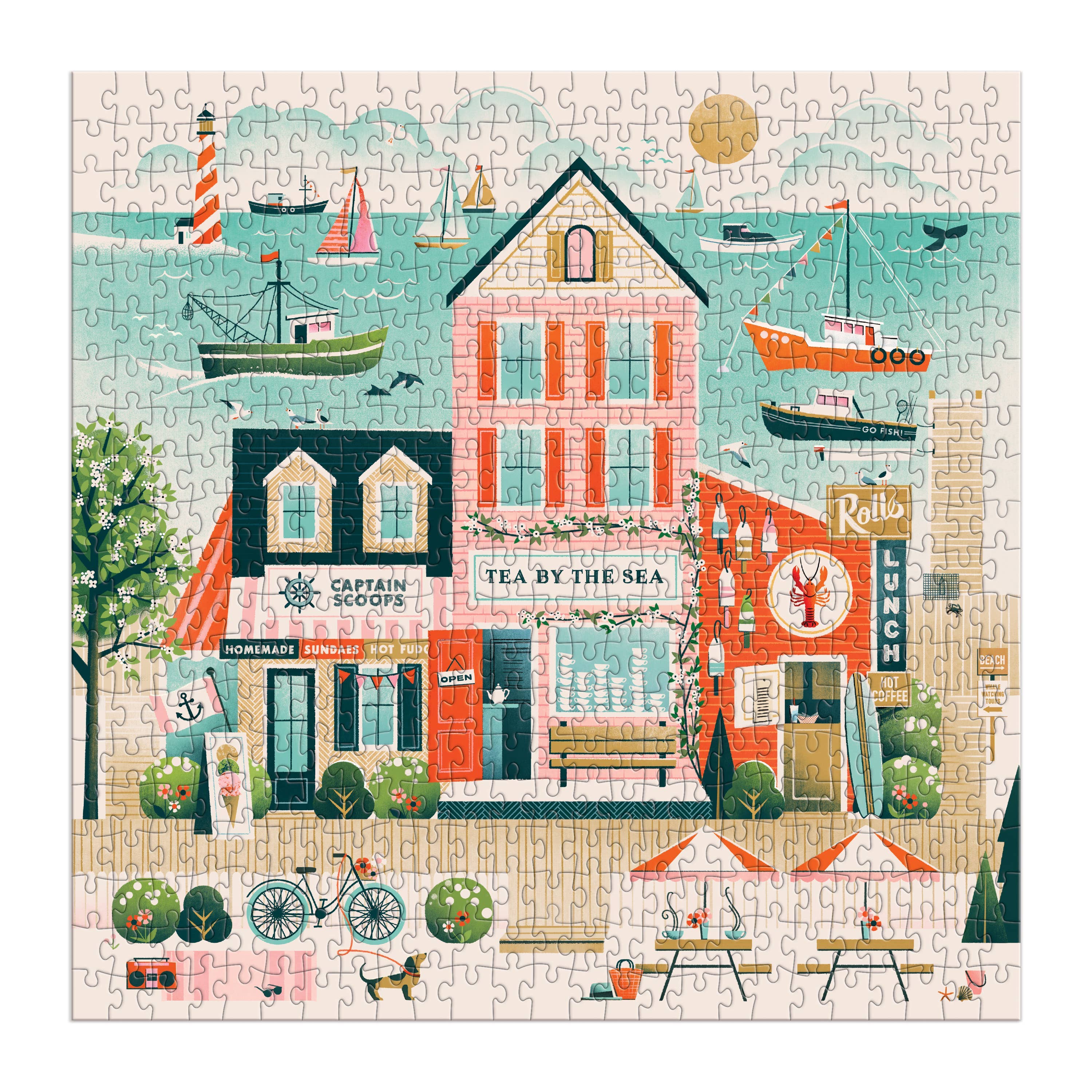 Chronicle Books - Wholesale Puzzle - Adult - Beside the Sea 500 Piece Puzzle2