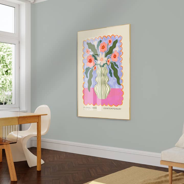 Kate Fox Design - Wholesale Art Print - Vase Art Print, Colourful Art Print, Hand Drawn Art, Quirky4