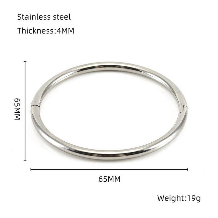 Mio Queena - Wholesale Bangle Bracelet - Multi-style 18K Gold-plated Stainless Steel Babngle - FGS8