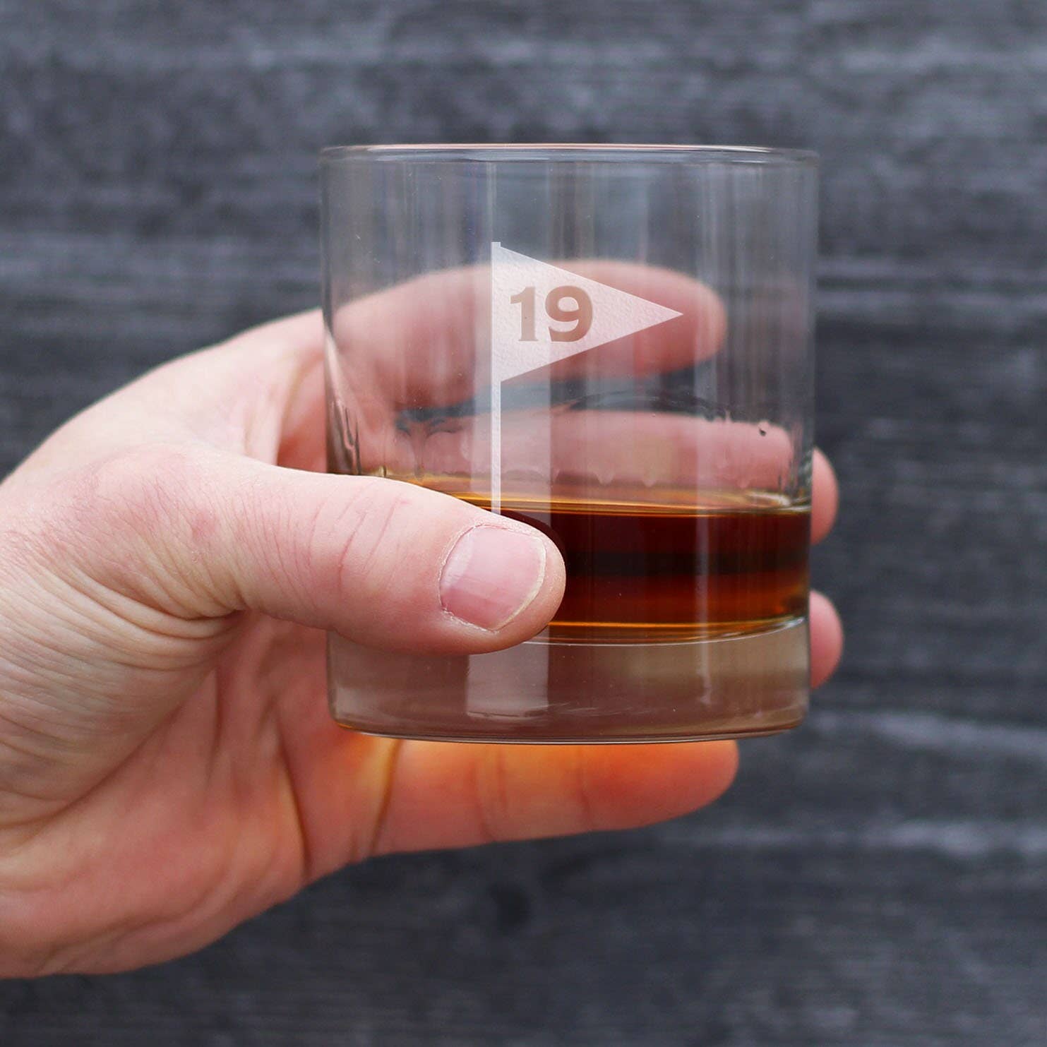bevvee - Wholesale Cocktail/Liquor Glass - 19th Hole Golf Ball Whiskey Rocks Glass - Golfers Gifts3