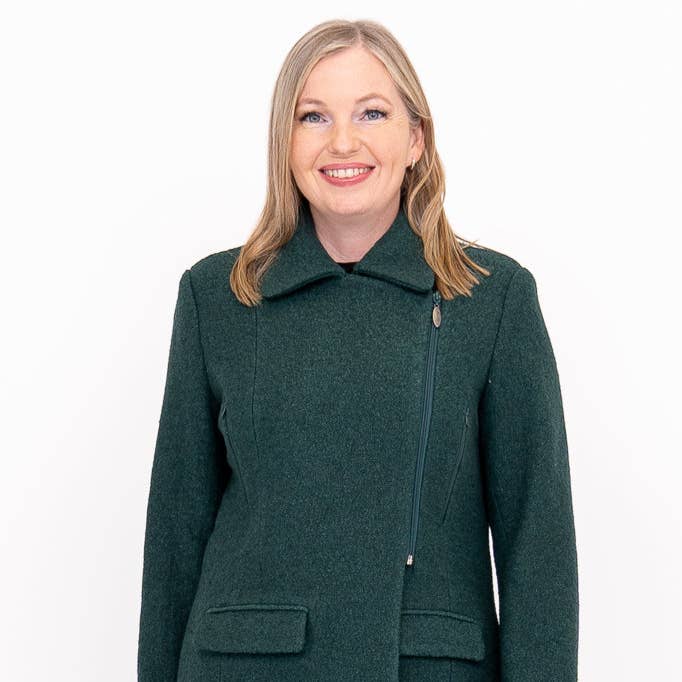 Lyon Coat, Forest, Boiled Wool and other Purchase Wholesale boiled wool fabric. Free Returns & Net 60 Terms on Faire trending on Faire.