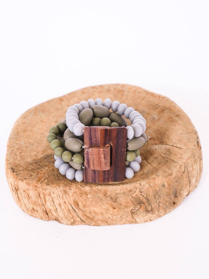 Resin Big Buck Bracelet for wholesale by Bali Queen