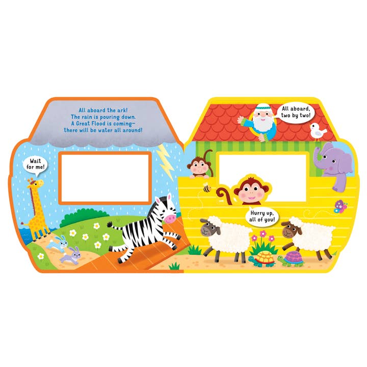 Kidsbooks Publishing - Wholesale Baby & Toddler Book (0-2) - All Aboard! Noah’s Ark (Shaped Soft Foam Book)2