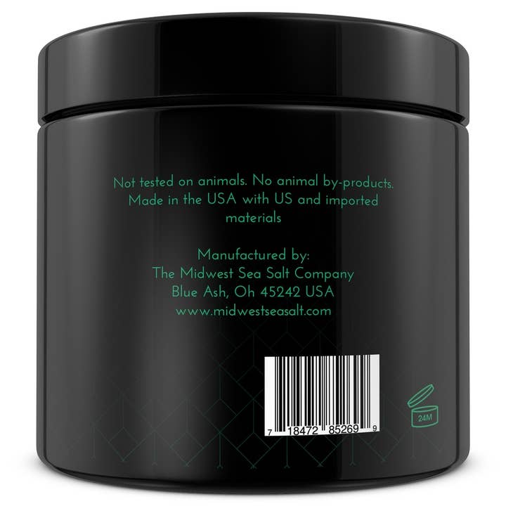 The Midwest Sea Salt Company - Wholesale Body scrub/exfoliant - Mineral Sea Salt Scrub - Eucalyptus 16oz (453gr)2