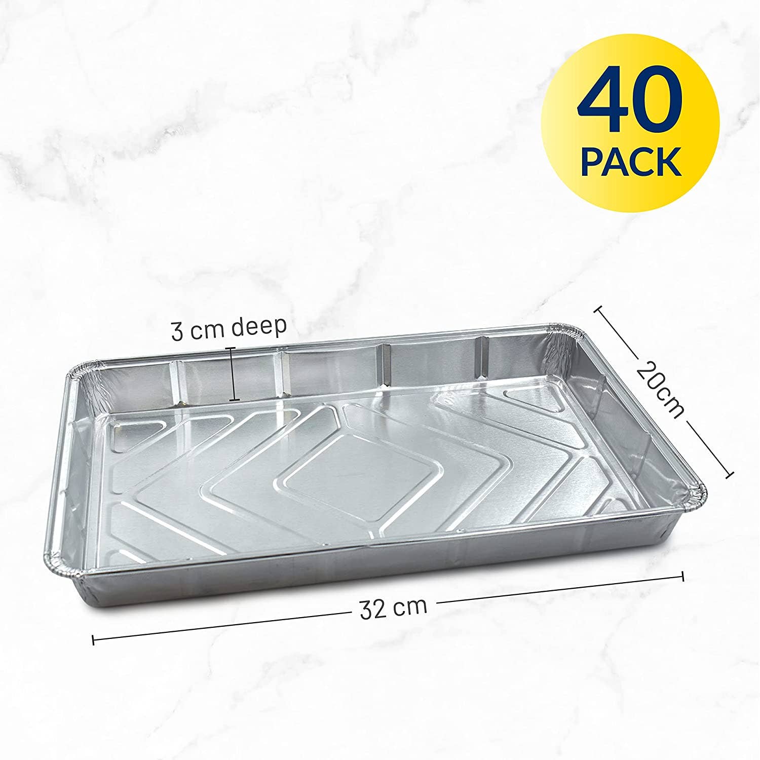 Jara Trading – wholesale Baking dish – Reusable Aluminium Foil Baking Tray Containers - 32cm6