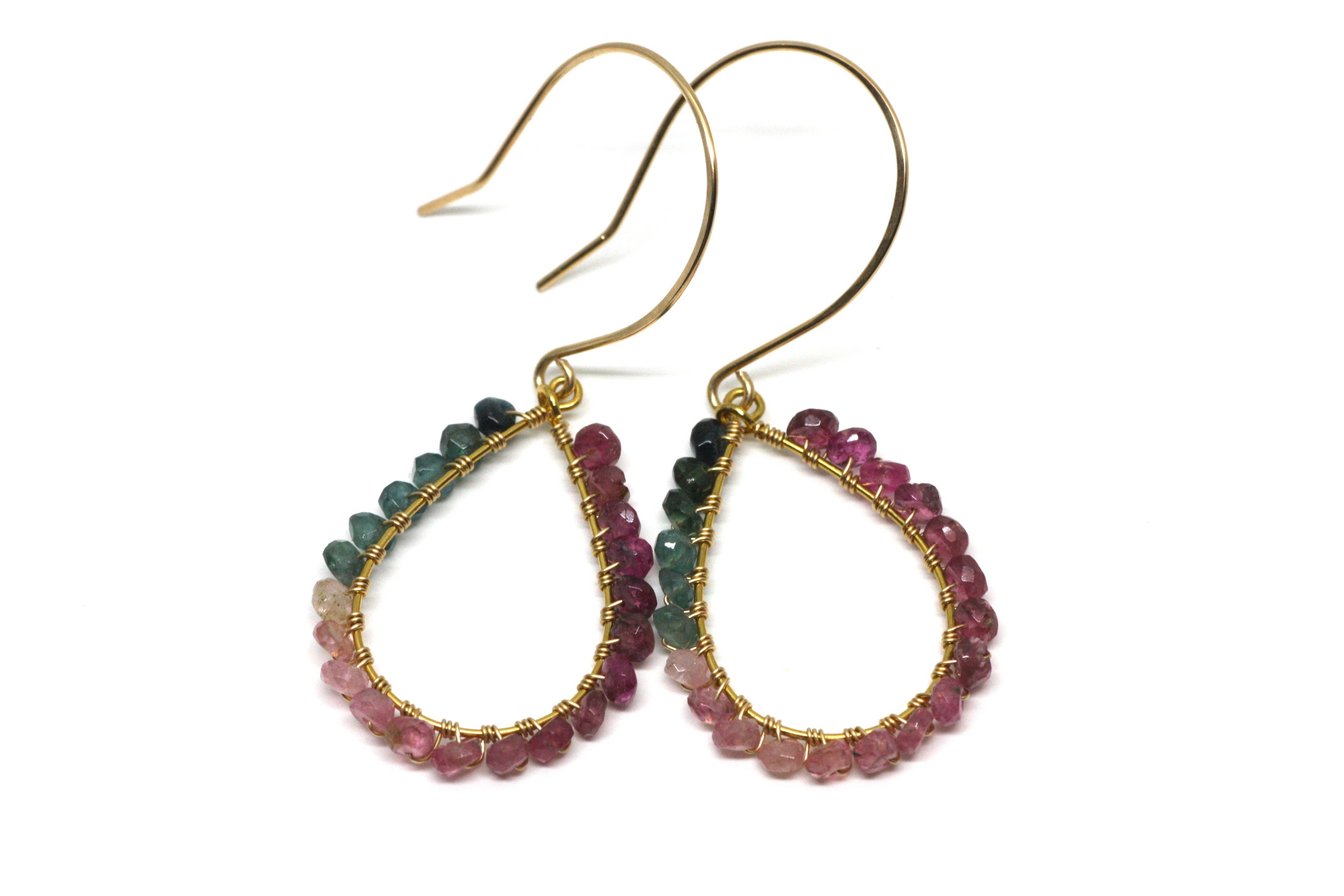 Azki Jewelry - Wholesale Dangle Earrings - Wire Wrapped Chandelier Earrings5