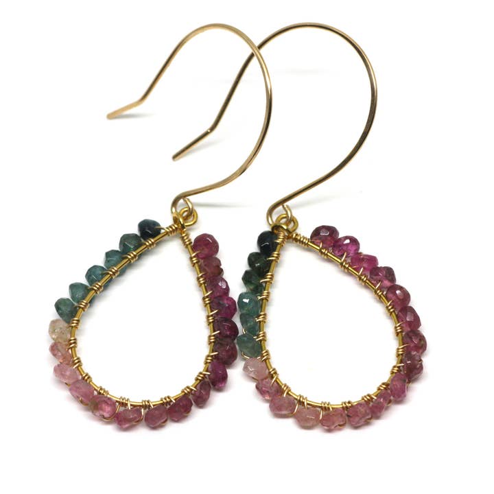 Azki Jewelry - Wholesale Dangle Earrings - Wire Wrapped Chandelier Earrings5