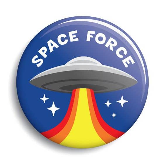 Space Force Button for wholesale by Monsterologist