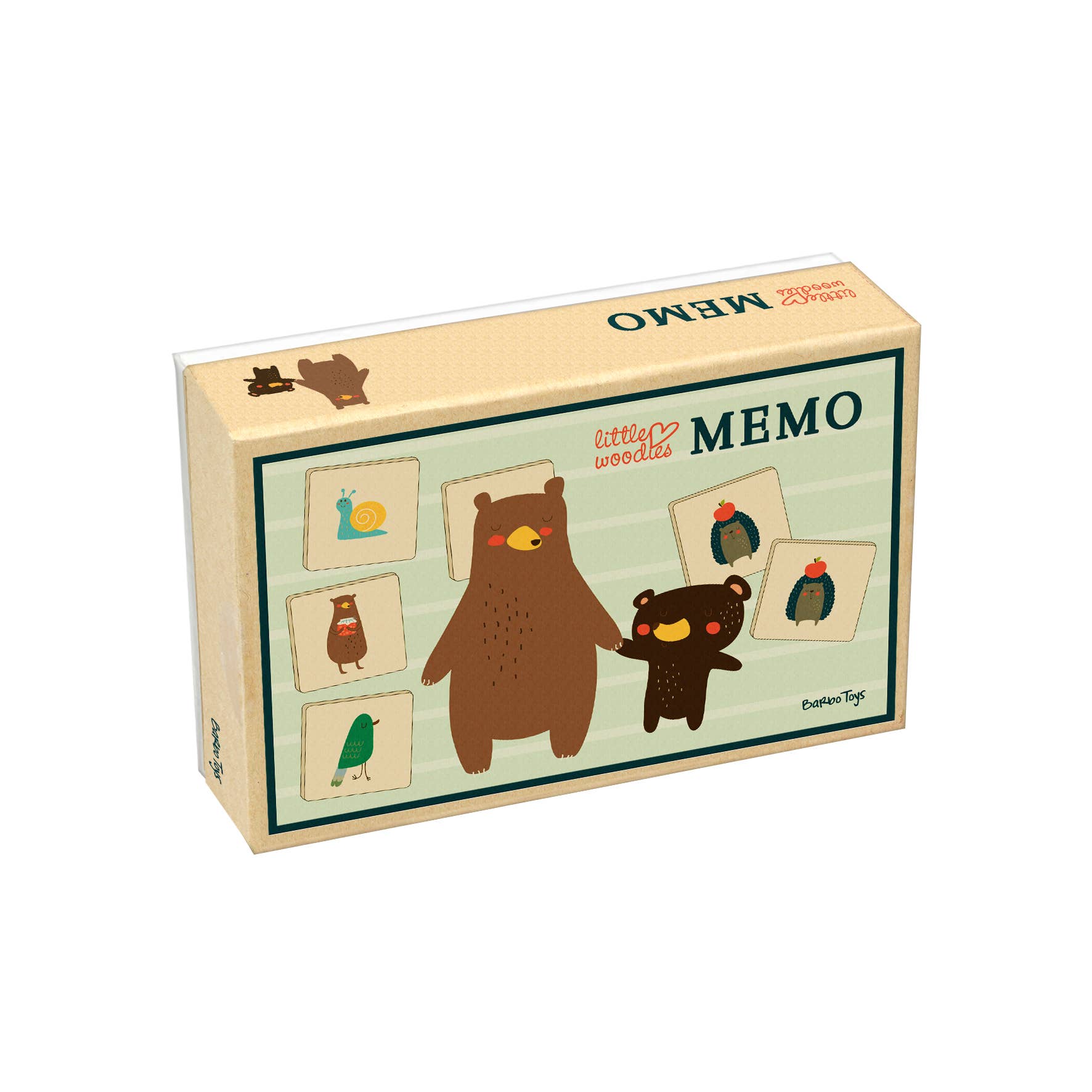 Barbo Toys - Wholesale Brain Game - Kids - Little Woodies - Memo 0