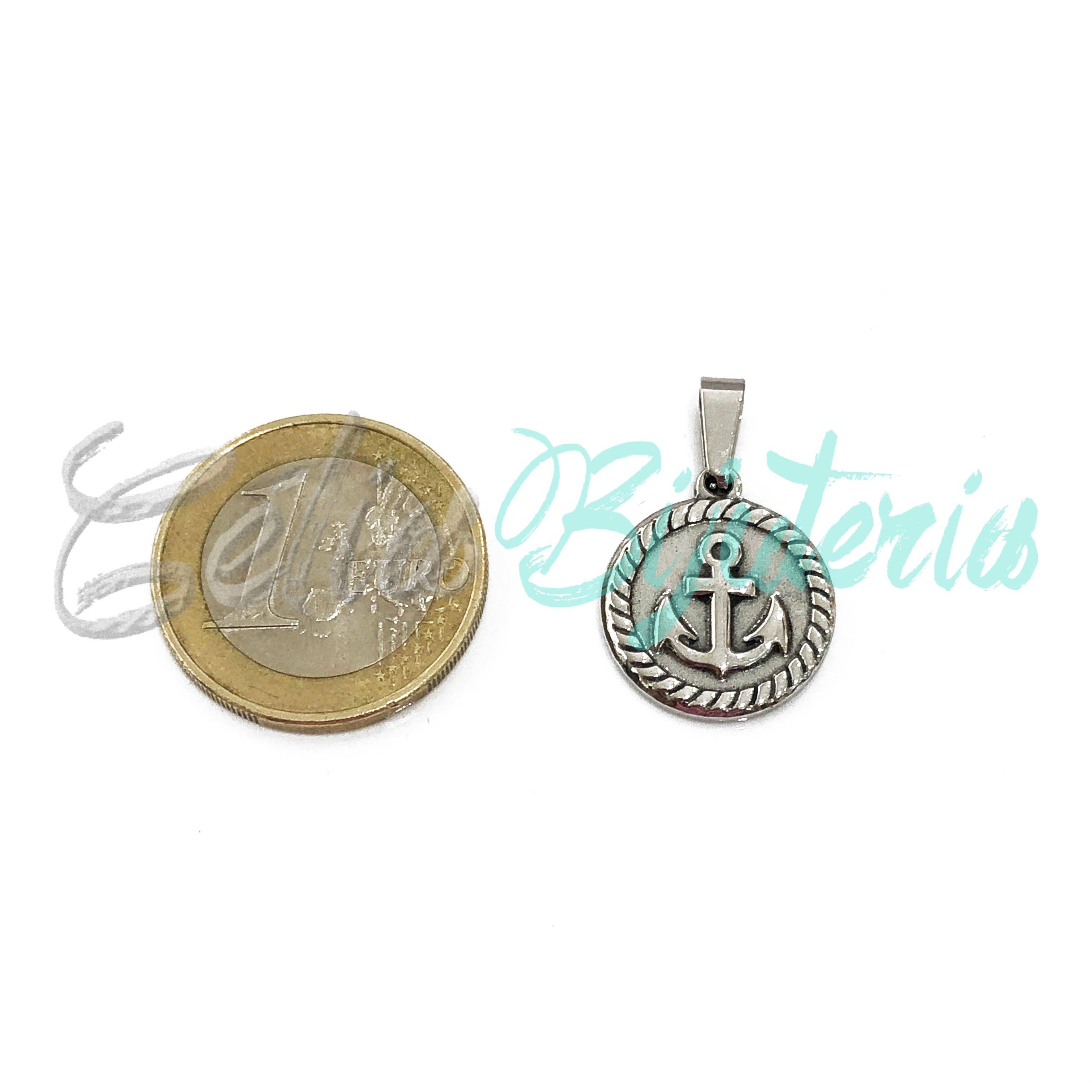 Celli Biju - Wholesale Halskettinghanger - Stalen Medaille - anker1