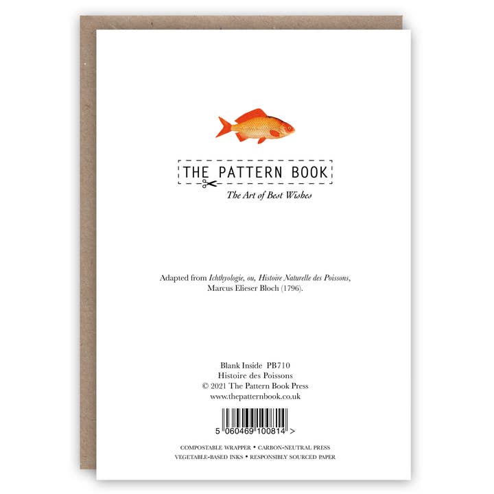 The Pattern Book - Wholesale Everyday Greeting Card - Histoire des Poissons greeting card1