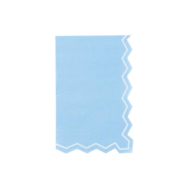 Gatherings by Curated Paperie - Wholesale Disposable Napkin - MCL25-GT14- Light Blue Celebration Chic Guest Towels