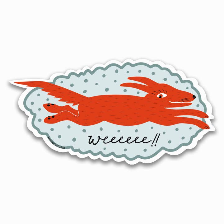 Sticker - Weeeeee! for wholesale by Karen Eide Studios