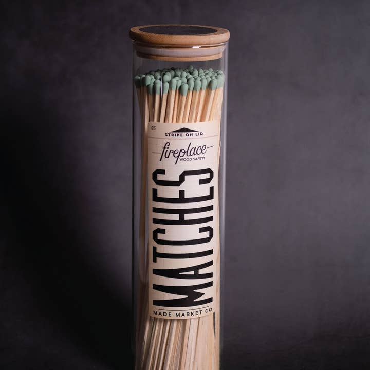 Made Market Co. - Vendita all'ingrosso Fiammifero - Fiammiferi vintage da camino - 9 opzioni di colore