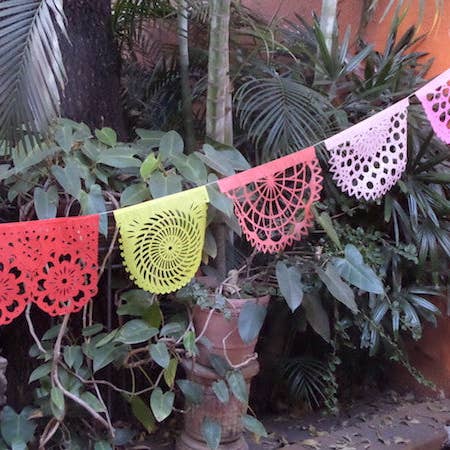ArtMexico Ltd - Wholesale Bunting/Garland - Coral Inspired Bunting Handmade Wedding or Party Decorations