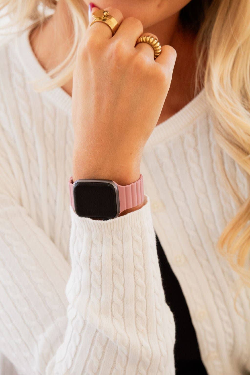 Shop Andi - Wholesale Watch Band/Strap - Women's - Deep Rose Magnetic Loop Watch Band1