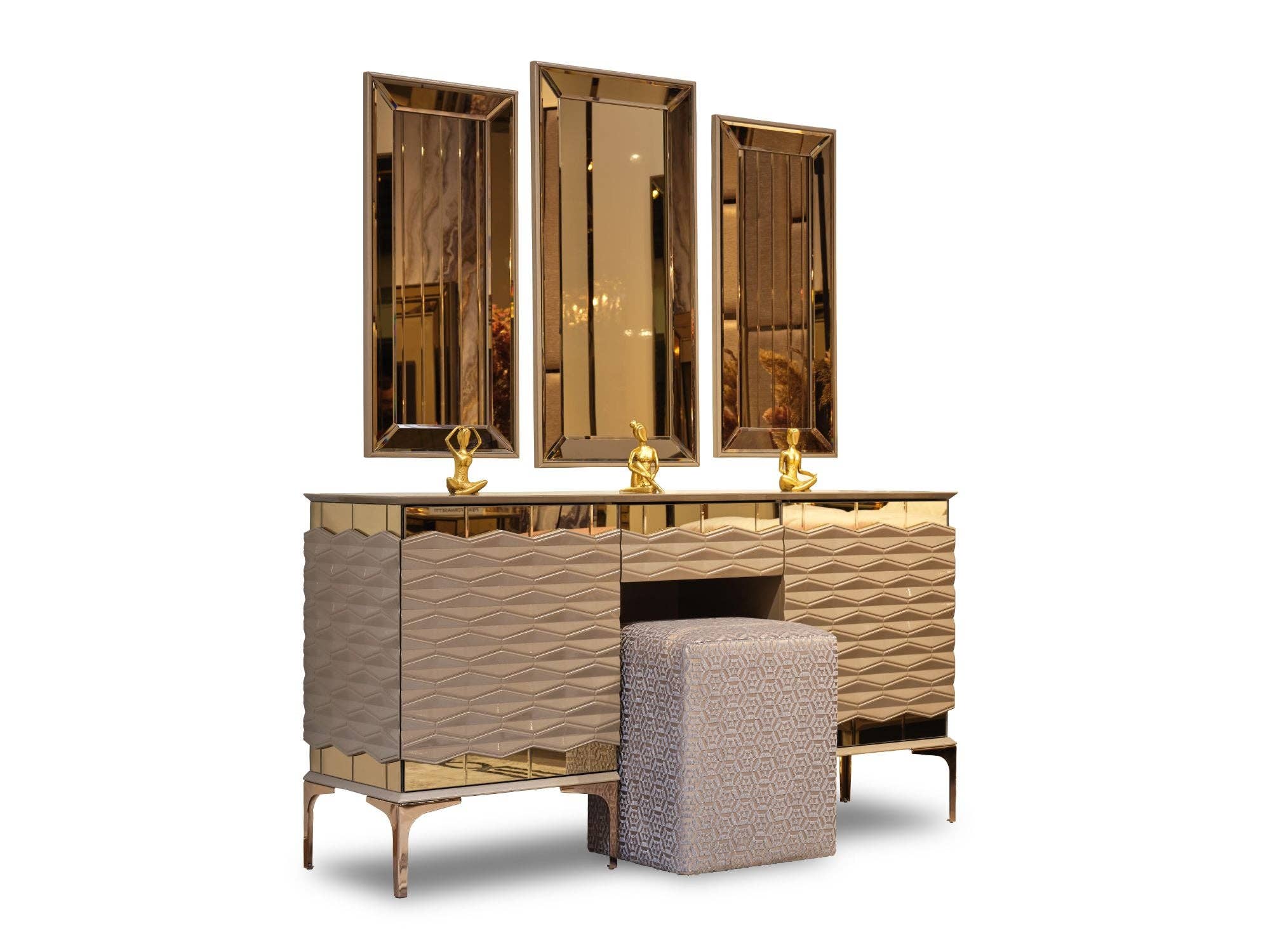 Furnia group corporation - Wholesale Bedroom Furniture - Elite Bedroom Dresser With Mirror0