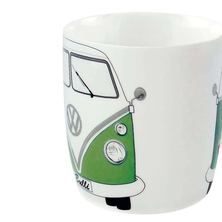 VW T1 Bus Coffee Mug 370ml - Green for wholesale by VW Collection by BRISA