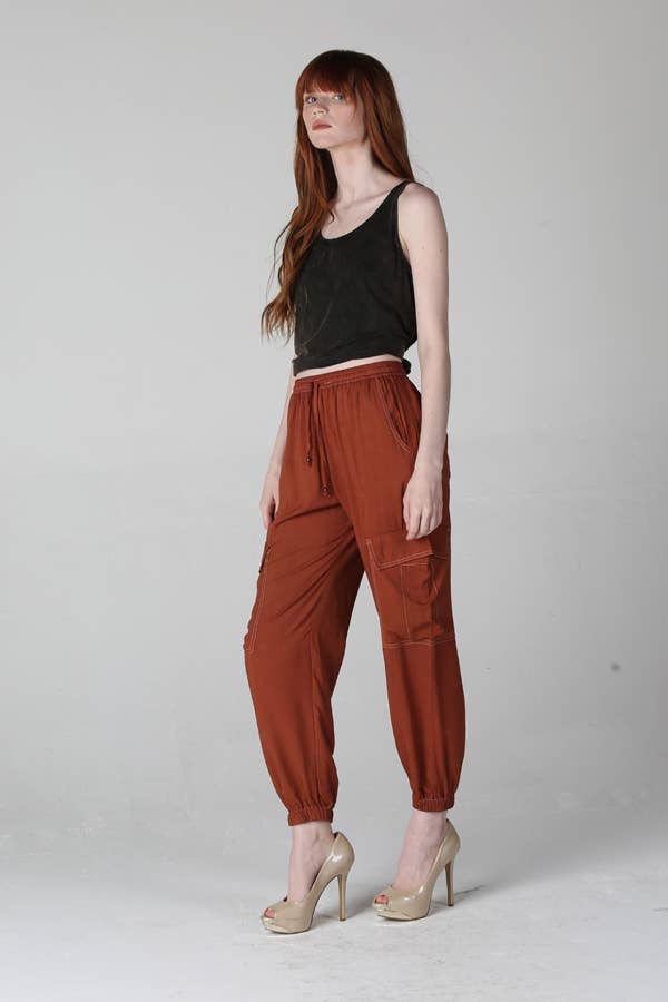 ANGIE - Wholesale Lounge Sweatpants/Joggers - Women's - 25R36-ASIS CARGO JOGGER PANTS21