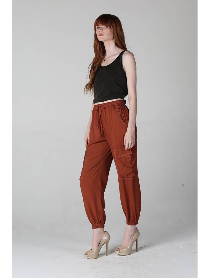 ANGIE - Wholesale Lounge Sweatpants/Joggers - Women's - 25R36-ASIS CARGO JOGGER PANTS21