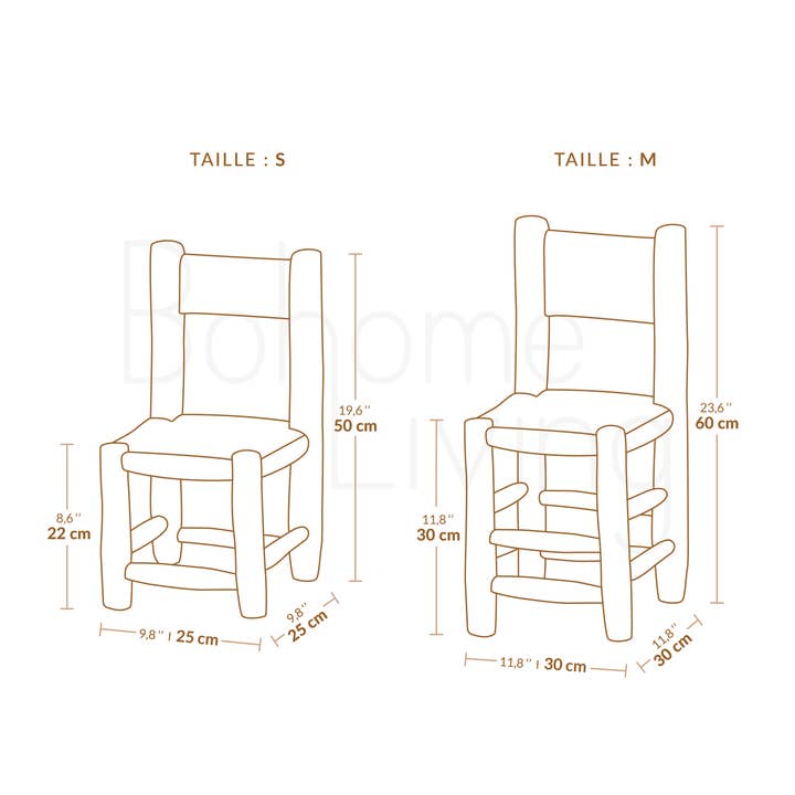 Bohome Living - Wholesale Chair - Kids - Child's chair in wood and rope3