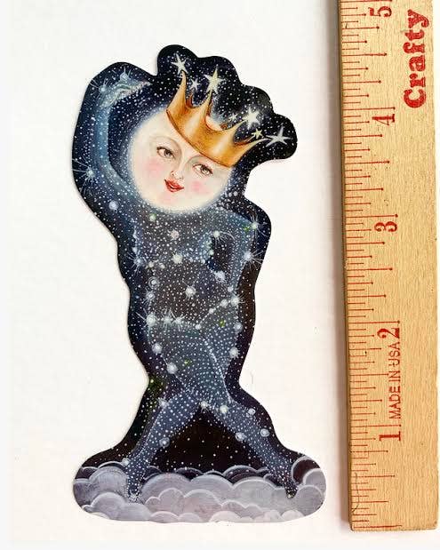 Jahna Vashti - Wholesale Sticker - Vinyl Sticker // Moon Sticker // Die Cut Dancing Moon Sticker3