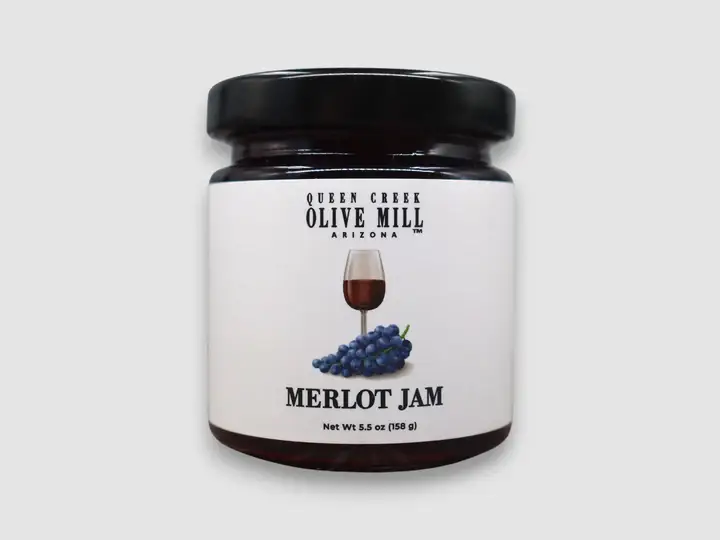 Queen Creek Olive Mill - Vente Confiture/gelée - Confiture de Merlot QCOM - 5,5 oz - 24/caisse0
