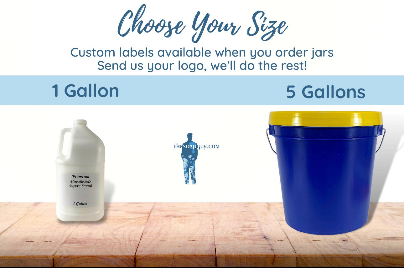 The Soap Guy - Wholesale Body Scrub/Exfoliant - Unscented Sugar Scrub1