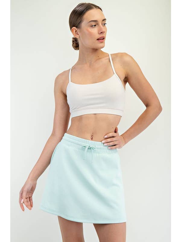 Sunday Morning - Wholesale Skort – Women's - S297037-STANDARD FIT MODAL SCUBA SKORT29