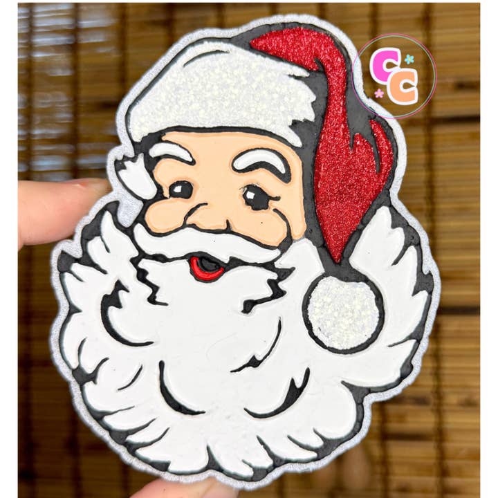 Vintage Santa Freshie | Car Air Freshener | Christmas for wholesale by Crafting Cleveland