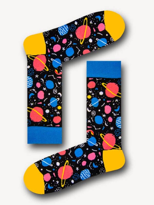 Planets Socks/Unisex Sock for wholesale by Socksbros LTD