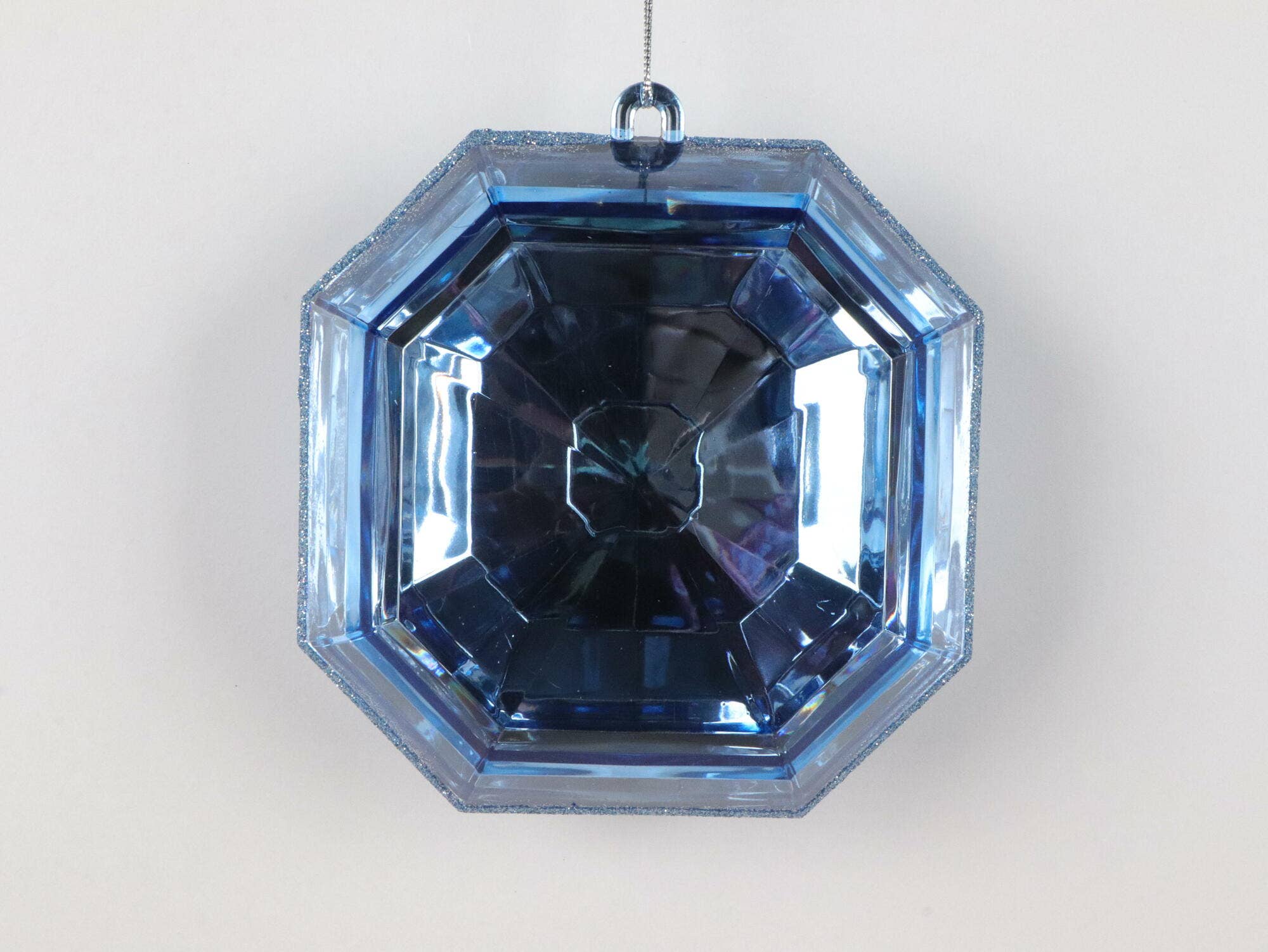 Bleu Bébé Vickerman 6" Bijou Carré Bleu Bébé Pailleté 2/Sac en vente sur Faire0