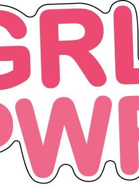 Autocollant Girl Power pour la vente par Inspire 360