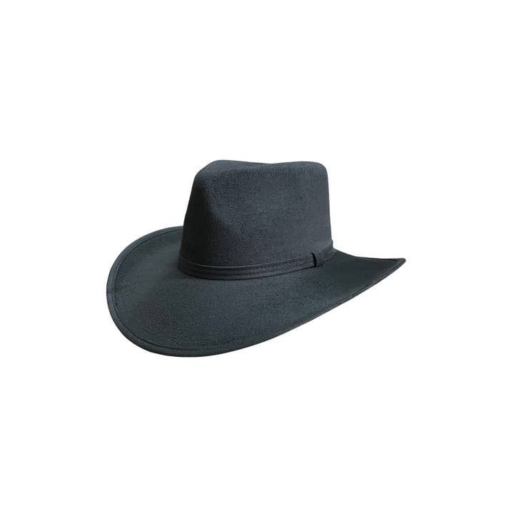 The Modern Cactus Co - Vendita all'ingrosso Cappello da cowboy - Unisex - Cappelli western Broncos da cowboy unisex in pelle scamosciata vegana4