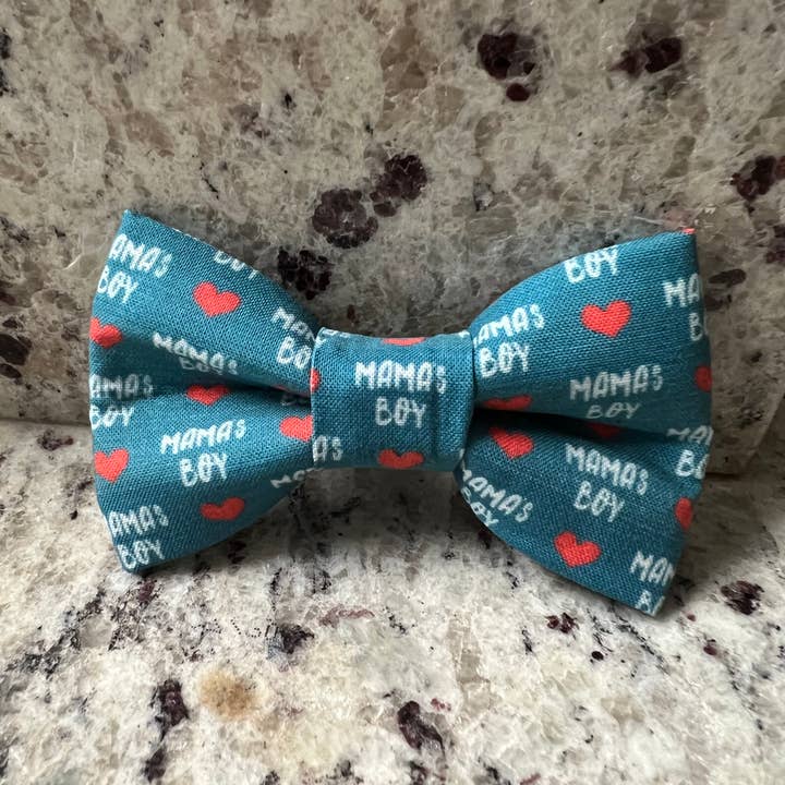 Baylor's Bow Ties - Wholesale Pet Bow Tie - Dog - Mamas Boy Pet Bow Tie, Cute dog bow tie