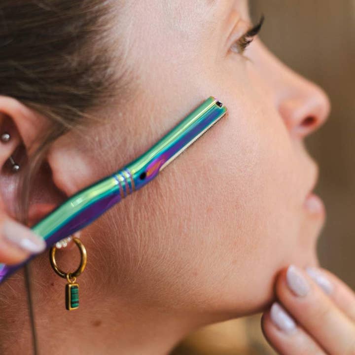 Jungle Culture - Wholesale Eyebrow Razor/Shaper - Dermaplaner Eyebrow Razor - Reusable Metal Razors (Shaper)
