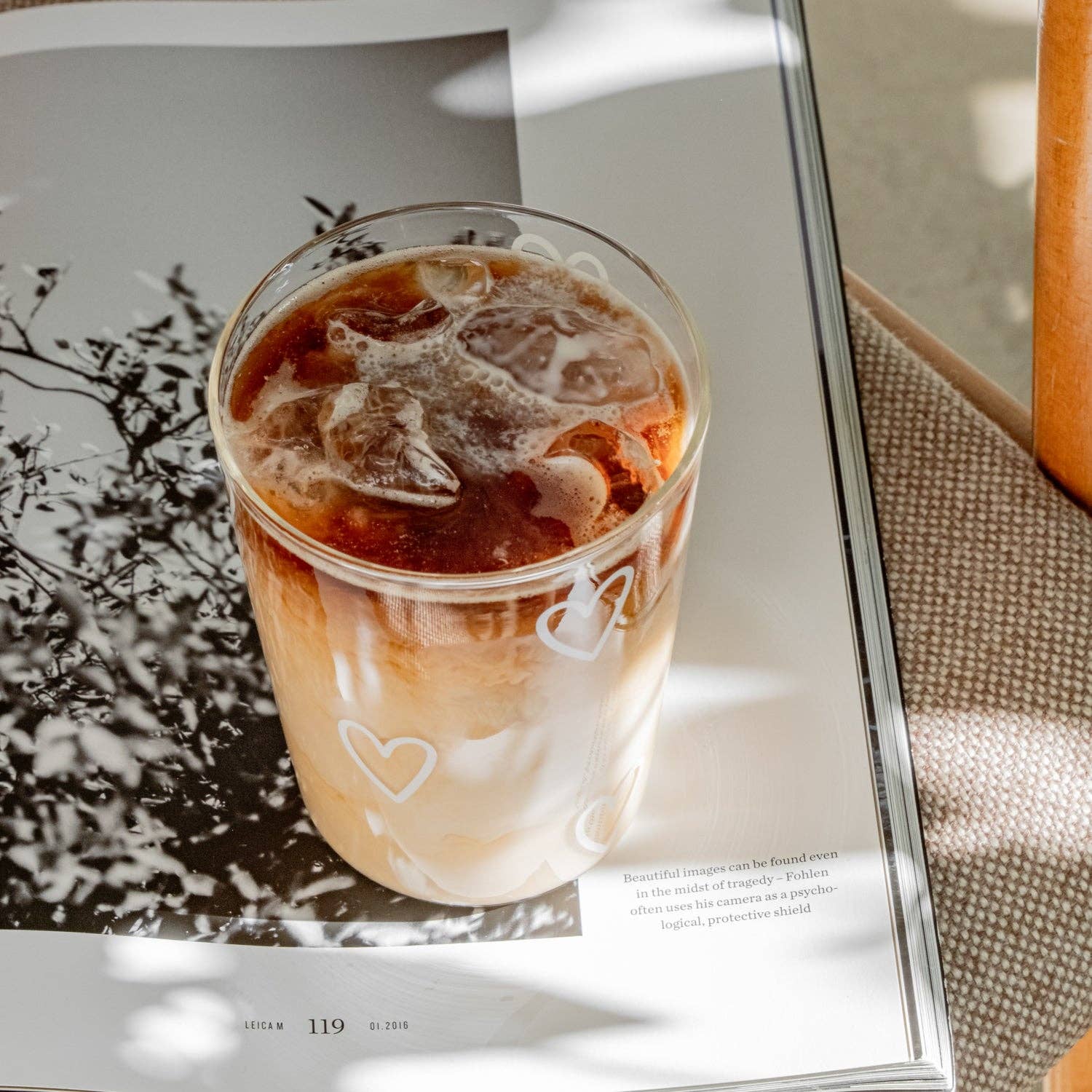 Eulenschnitt - Wholesale Drinking Glass/Cup - Drinking glass hearts white (VE = 6 pcs)5