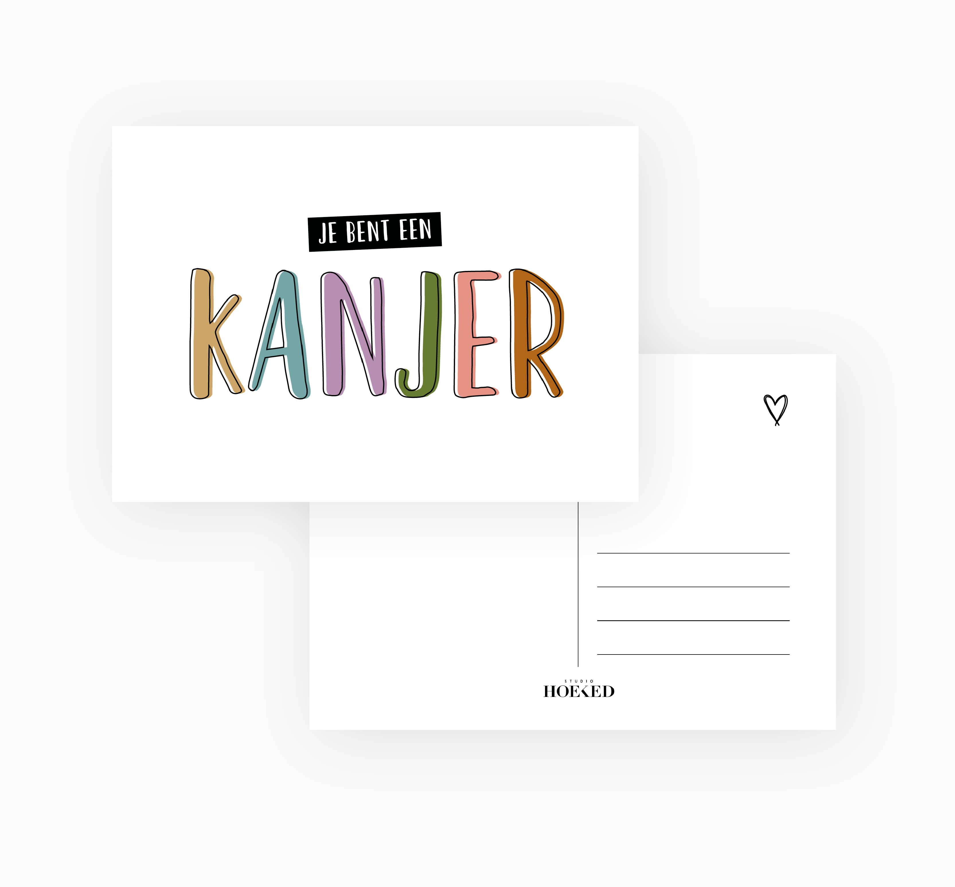 Studio Hoeked - Vente Carte de vœux classique - Carte postale | Kanjer1