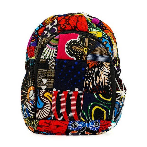 Patchwork Backpack for wholesale by Gitzell FairTrade