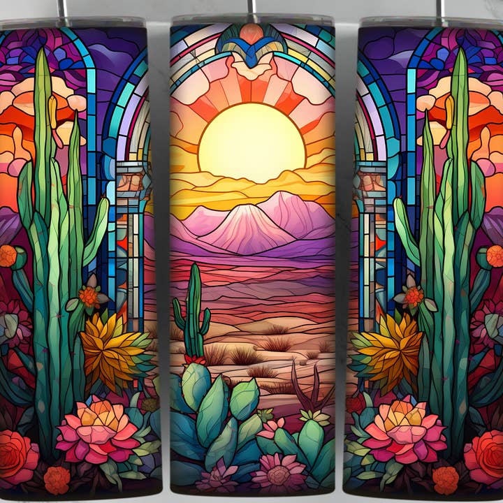 Desert Glass Tumbler Cup for wholesale by Eleven 11 Vibes