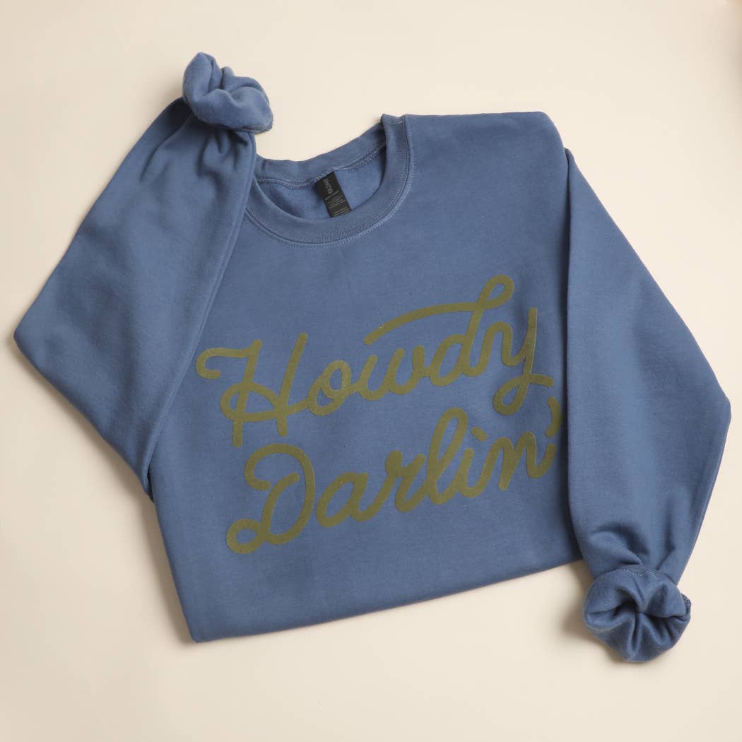 Fashion City - Wholesale Graphic Sweatshirt - Women's - HOWDY DARLIN' Heavyweight Crewneck Sweatshirt10