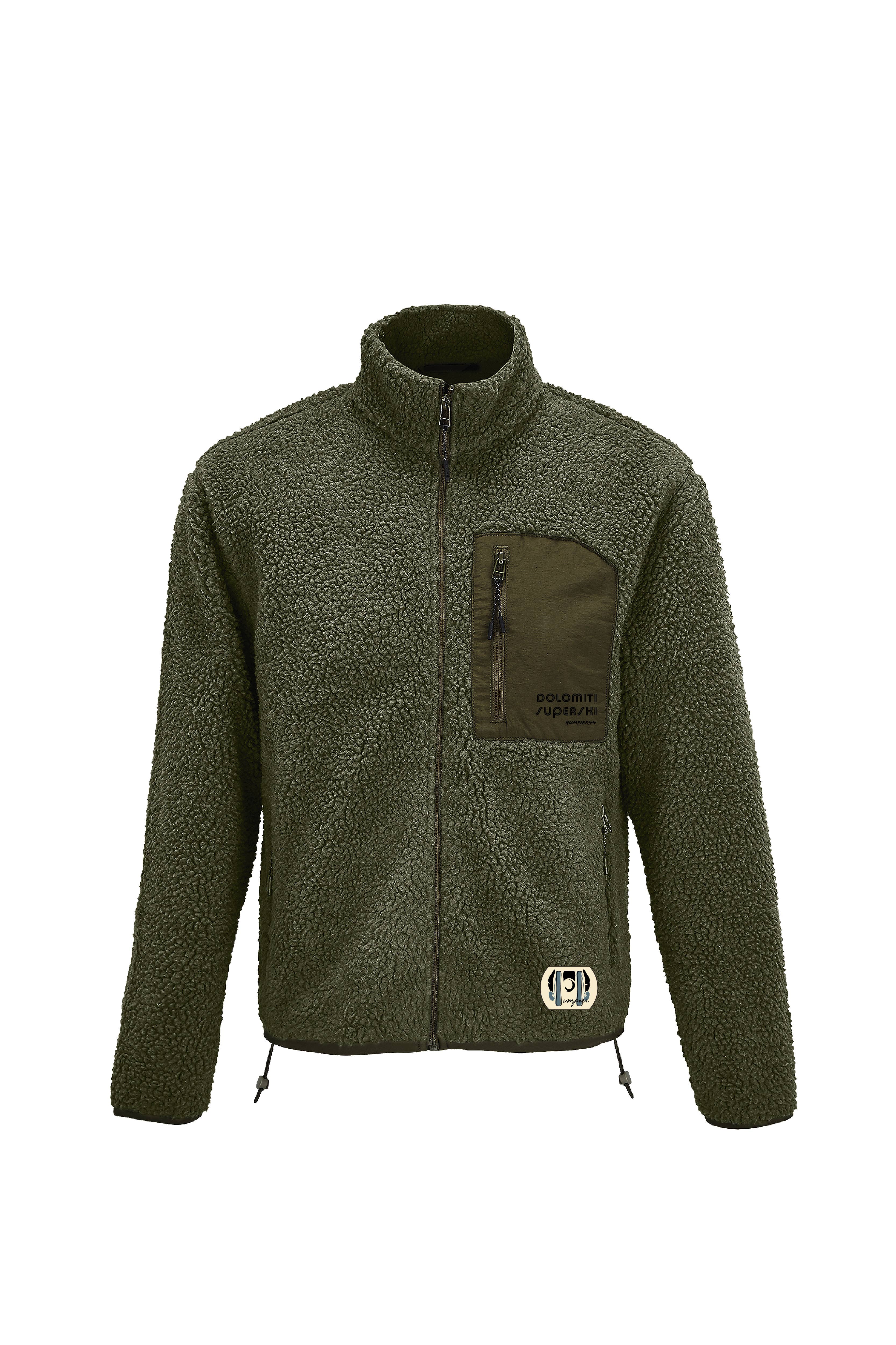 Humpier - Vente Veste – unisexe - Veste polaire Superski kaki