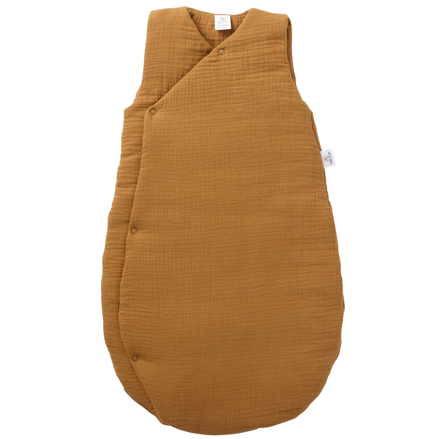 BB&Co - Wholesale Sleepsack - Baby - Kimono-shaped padded cotton gauze sleeping bag - Havana0