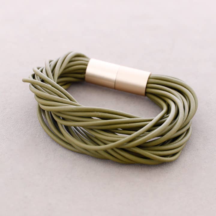 Multi-Strand Rubber Bracelet with Magnetic Clasp and other Purchase Wholesale cierres pulseras. Free Returns & Net 60 Terms on Faire trending on Faire.