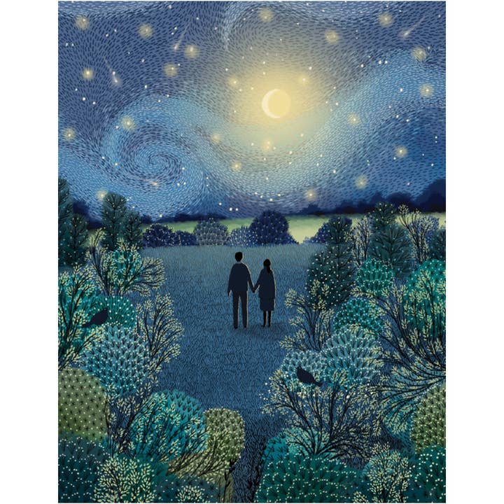 Stjärnklar natt jubileumskort för wholesale av Studio Eleven Papers
