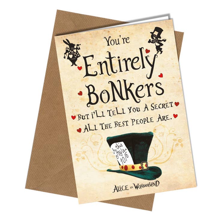 #1552 Entirely Bonkers for wholesale by Close to the Bone Greeting Cards and Gifts