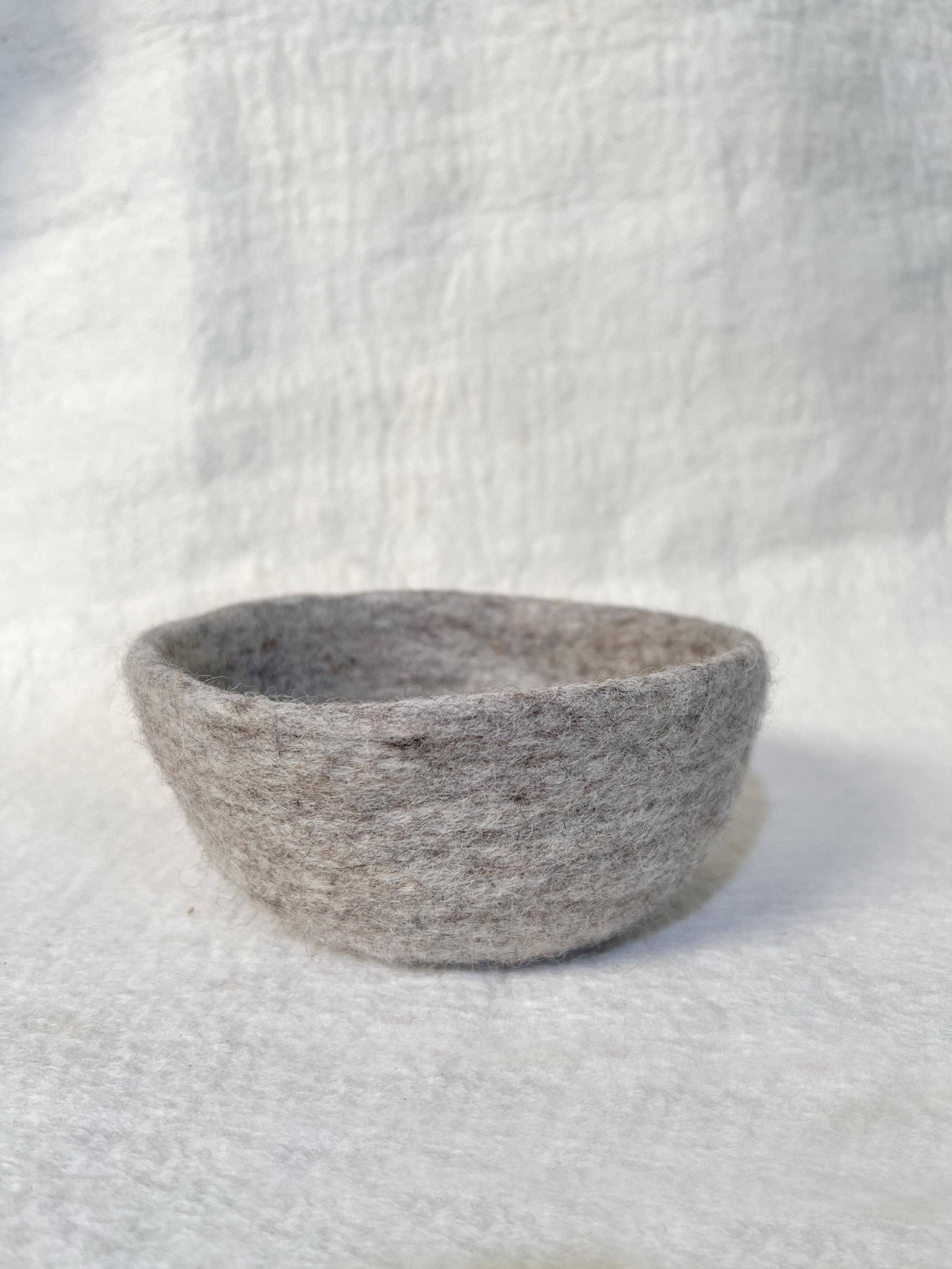 Fibres of Life - Wool & Felt - Wholesale Decorative Plate/Dish/Bowl - Felt Bowl Pastels-Small | Wool Felt Bowl | Catchall Bowls7